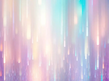 Glitter Rain Pastel 8’X6’ Fleece (96 X 72 Inch) Backdrop