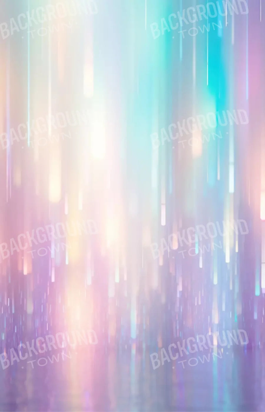 Glitter Rain Pastel 9’X14’ Ultracloth (108 X 168 Inch) Backdrop