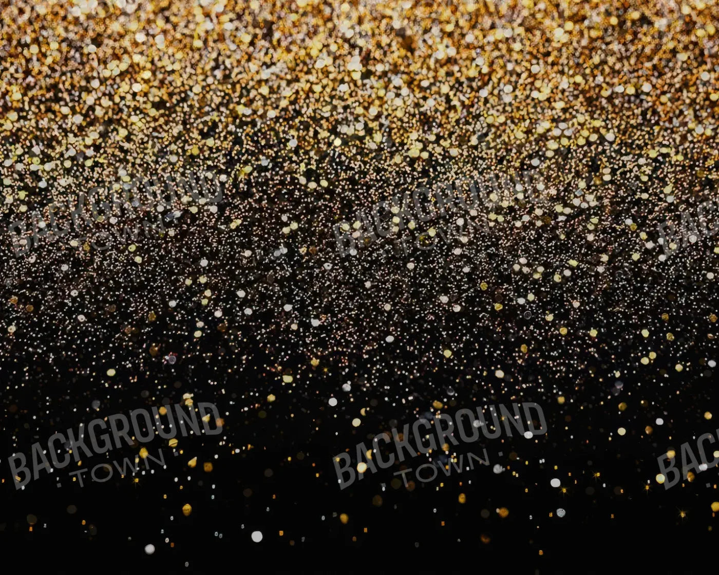 Gold Confetti Shower 10’x8’ Fleece (120 x 96 inch) Backdrop