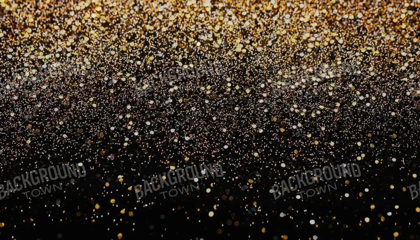 Gold Confetti Shower 14’x8’ UltraCloth (168 x 96 inch) Backdrop