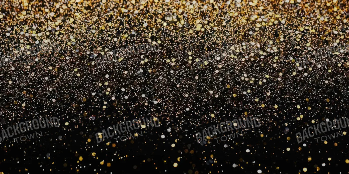 Gold Confetti Shower 20’x10’ UltraCloth (240 x 120 inch) Backdrop