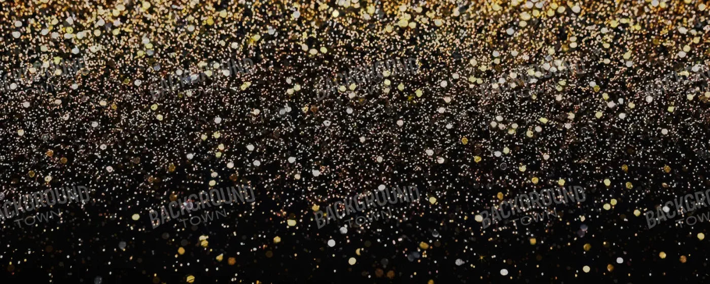 Gold Confetti Shower 20’x8’ UltraCloth (240 x 96 inch) Backdrop