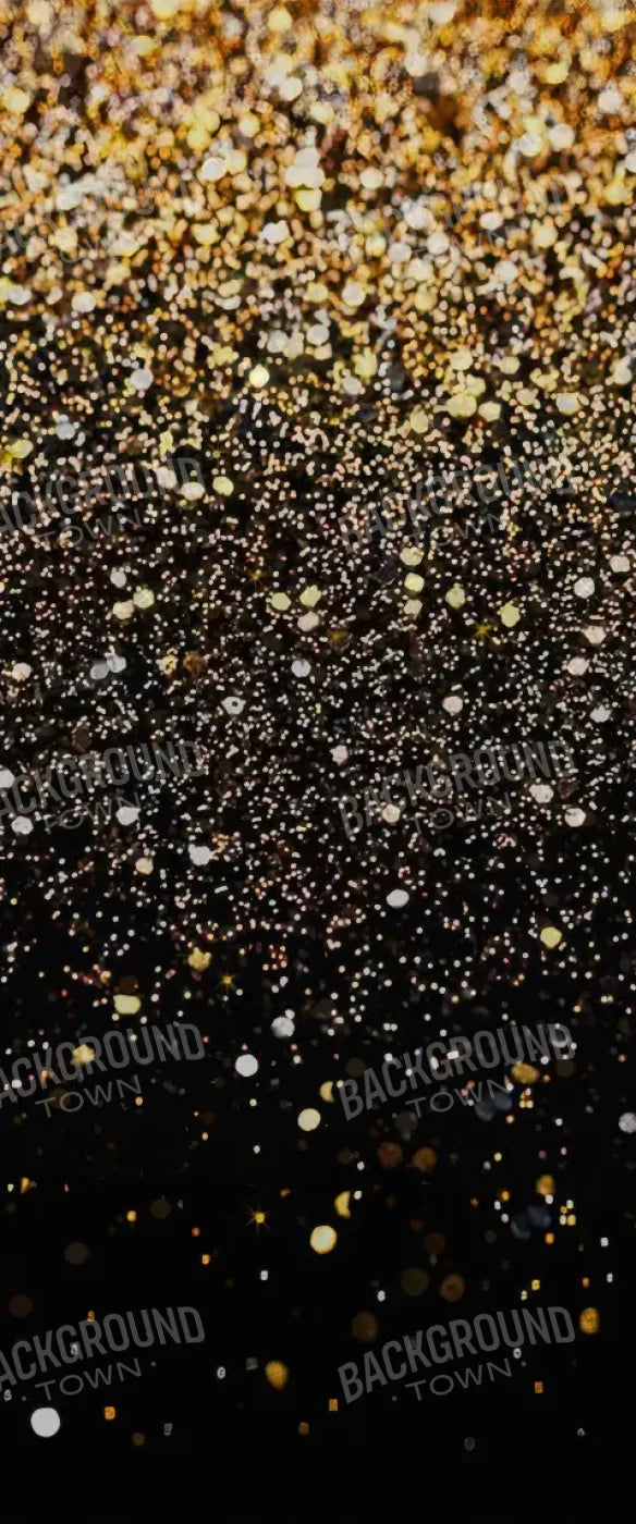 Gold Confetti Shower 5’x12’ UltraCloth for Westcott X-Drop (60 x 144 inch) Backdrop