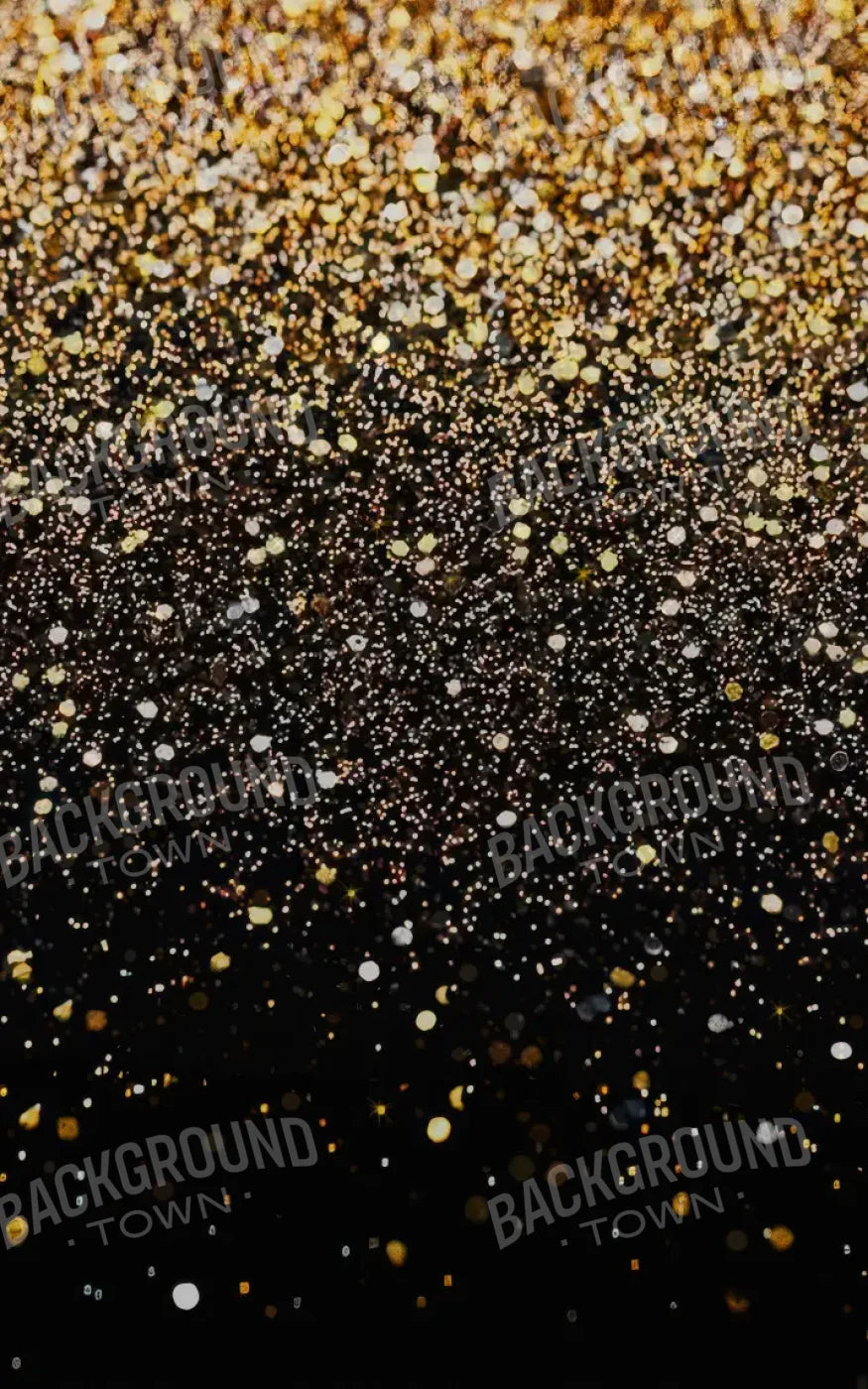Gold Confetti Shower 5’x8’ UltraCloth (60 x 96 inch) Backdrop
