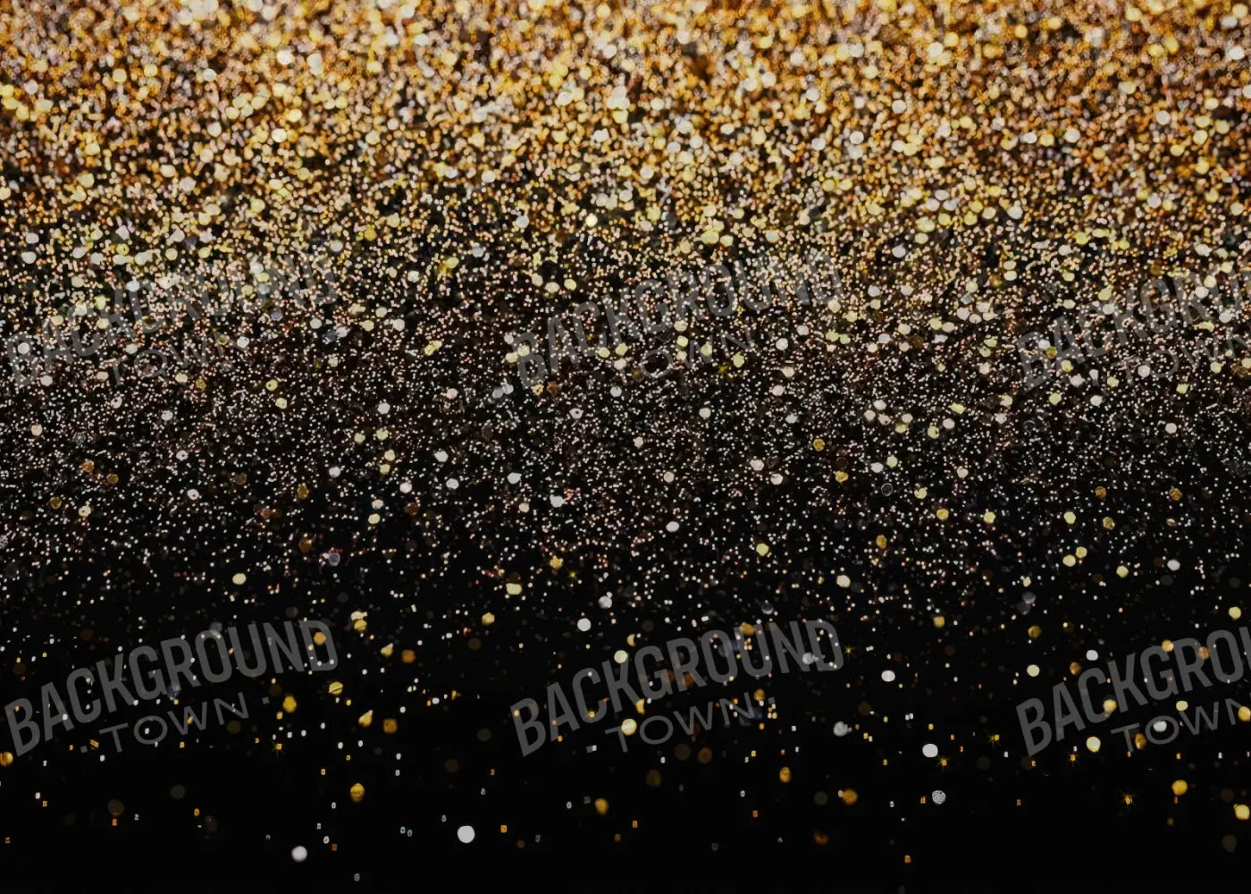 Gold Confetti Shower 7’x5’ UltraCloth (84 x 60 inch) Backdrop