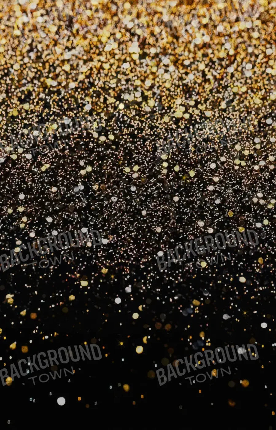 Gold Confetti Shower 9’x14’ UltraCloth (108 x 168 inch) Backdrop
