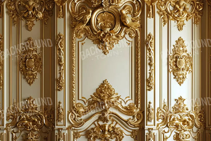 Gold Embossed Wall 12’X8’ Ultracloth (144 X 96 Inch) Backdrop