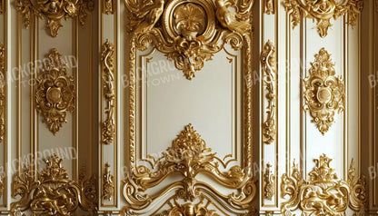 Gold Embossed Wall 14’X8’ Ultracloth (168 X 96 Inch) Backdrop