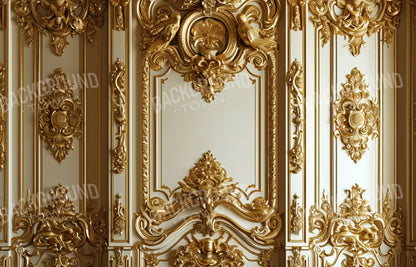 Gold Embossed Wall 14’X9’ Ultracloth (168 X 108 Inch) Backdrop