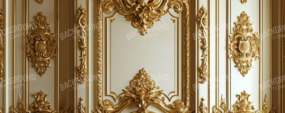 Gold Embossed Wall 20’X8’ Ultracloth (240 X 96 Inch) Backdrop