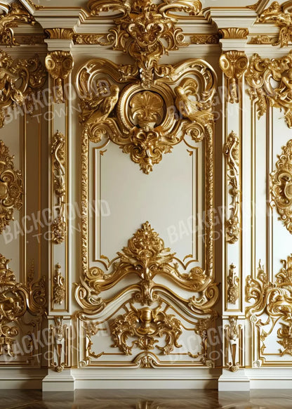 Gold Embossed Wall 5’X7’ Ultracloth (60 X 84 Inch) Backdrop