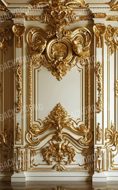 Gold Embossed Wall 5’X8’ Ultracloth (60 X 96 Inch) Backdrop