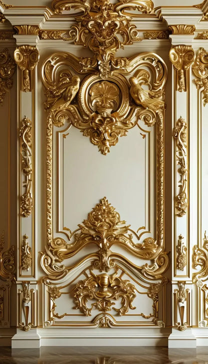 Gold Embossed Wall Backdrop