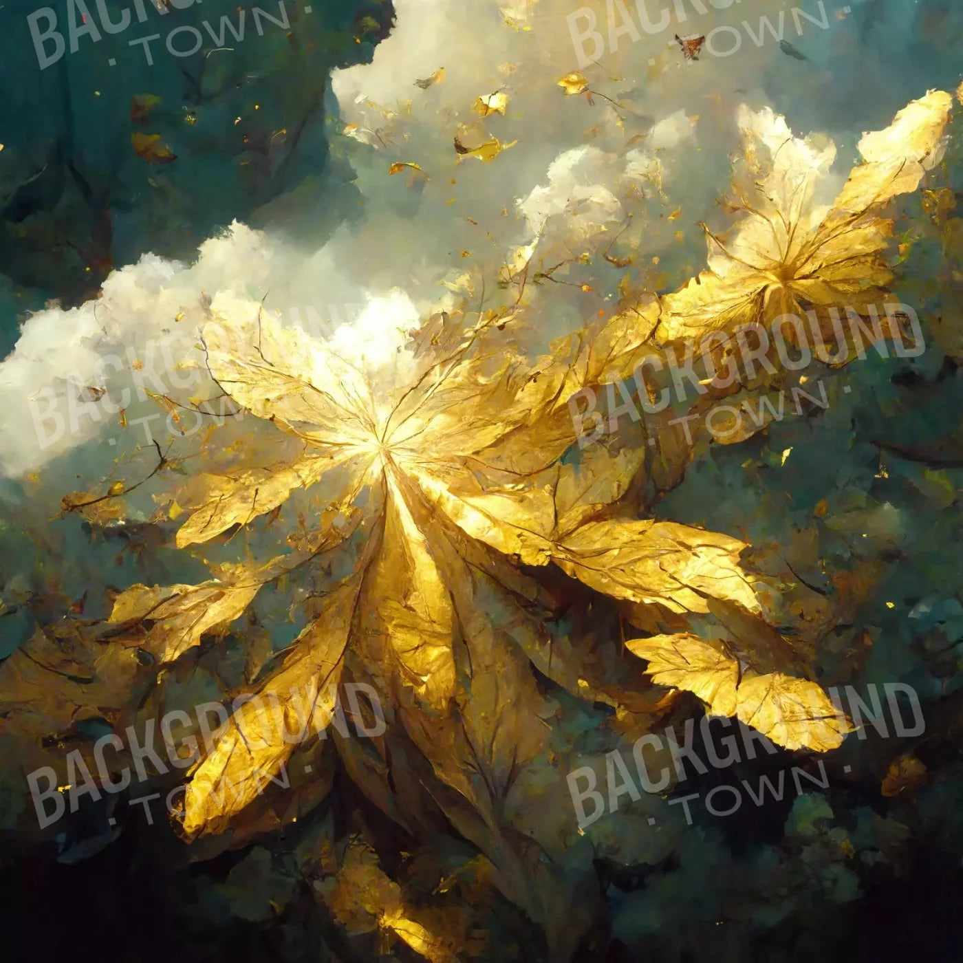 Gold Keeper 8X8 Fleece ( 96 X Inch ) Backdrop