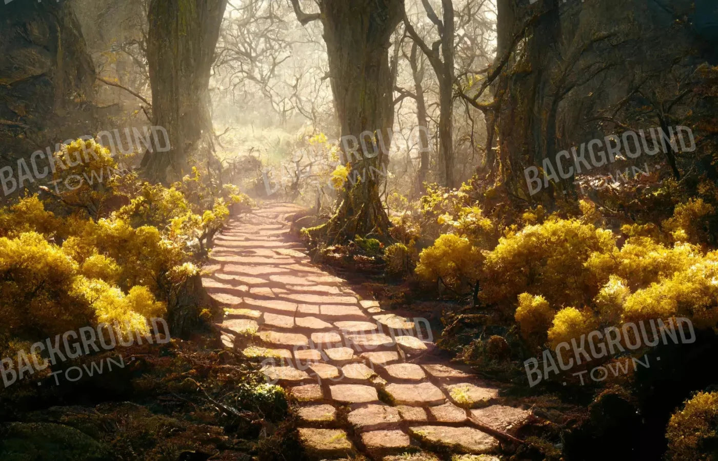 Gold Path 12X8 Ultracloth ( 144 X 96 Inch ) Backdrop