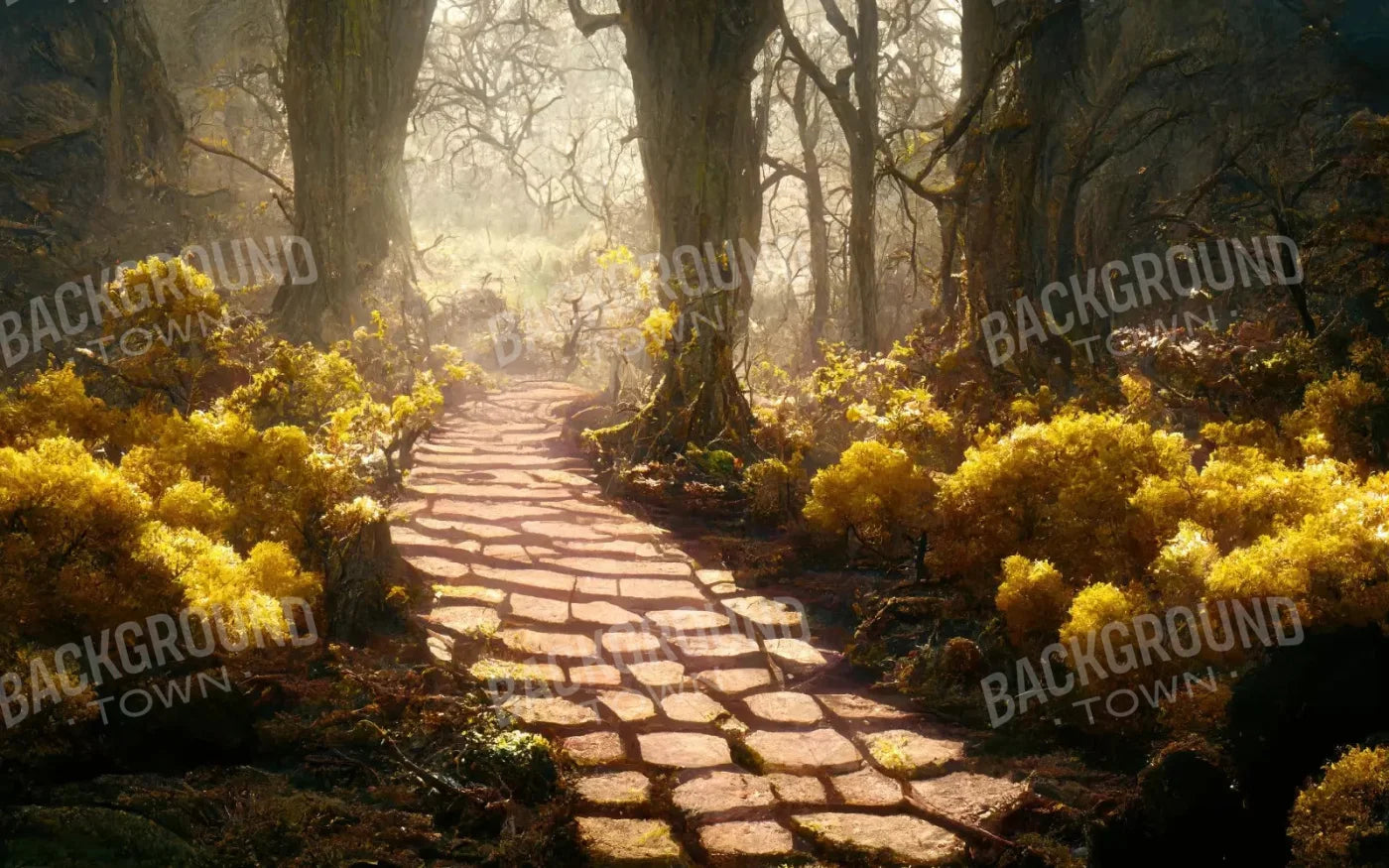 Gold Path 14X9 Ultracloth ( 168 X 108 Inch ) Backdrop