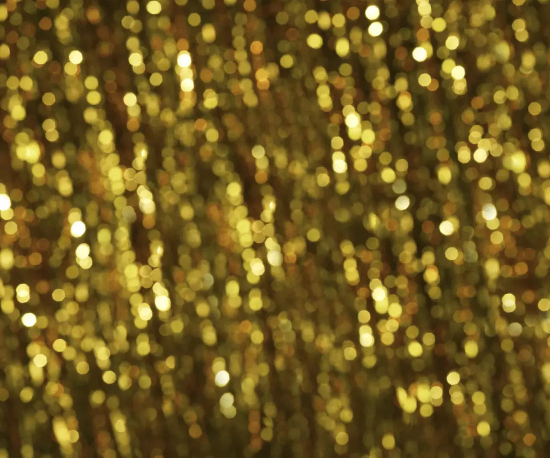 Gold Sparkle 5X42 Fleece ( 60 X 50 Inch ) Backdrop