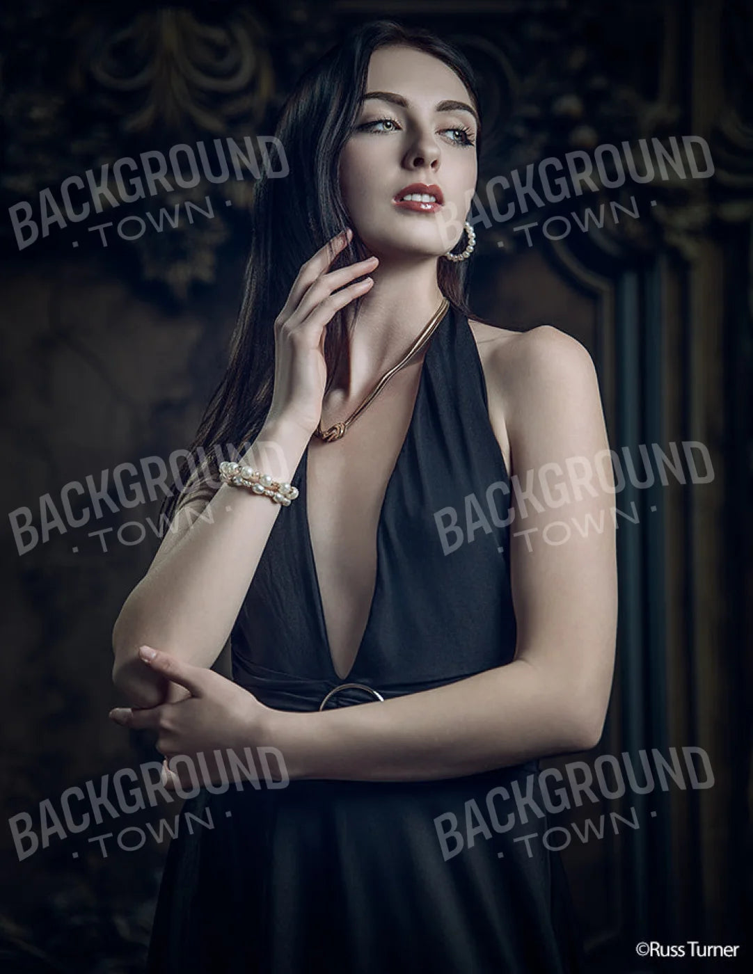 Gold Vault Wall Backdrop