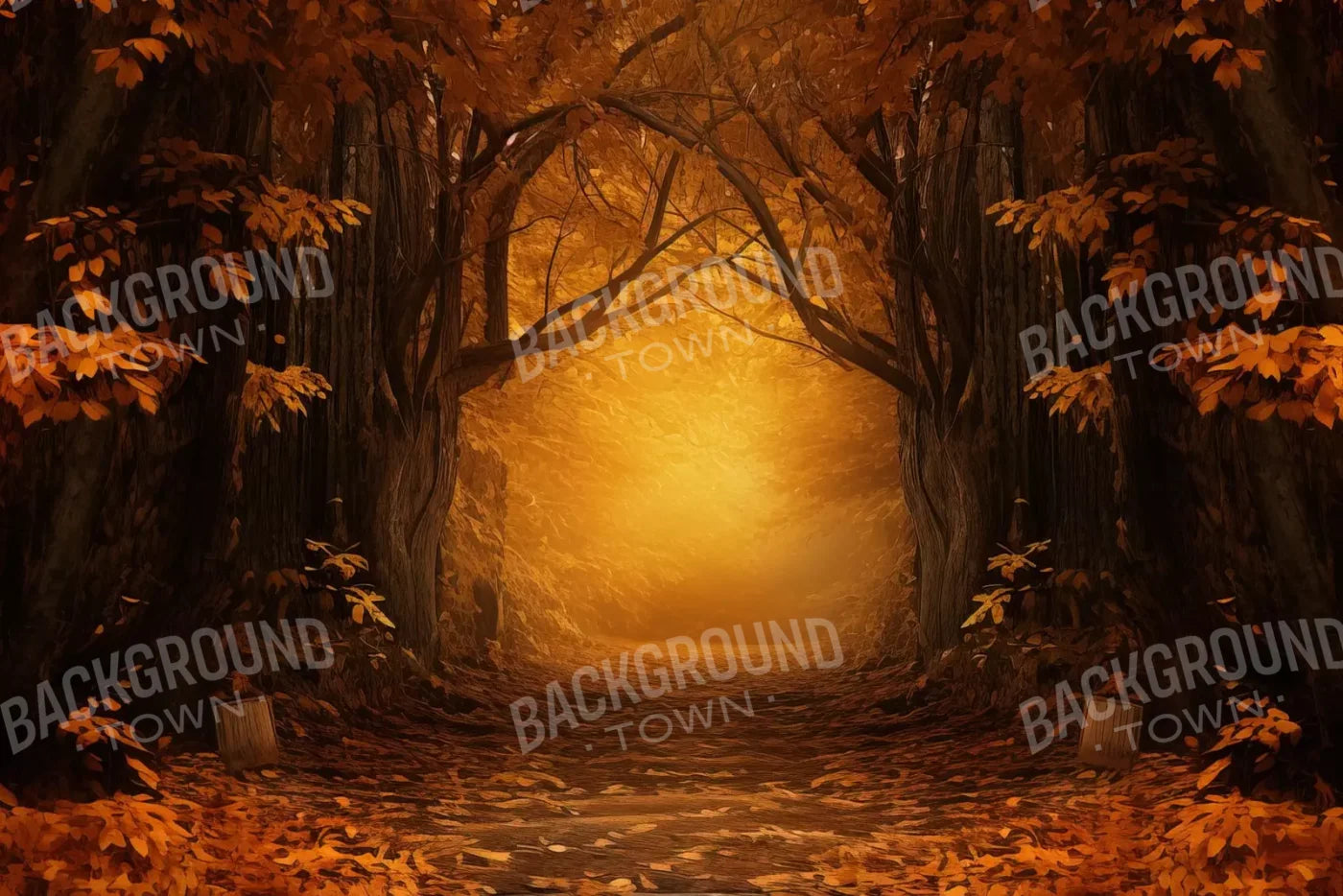 Golden Autumn Gateway 12’X8’ Ultracloth (144 X 96 Inch) Backdrop