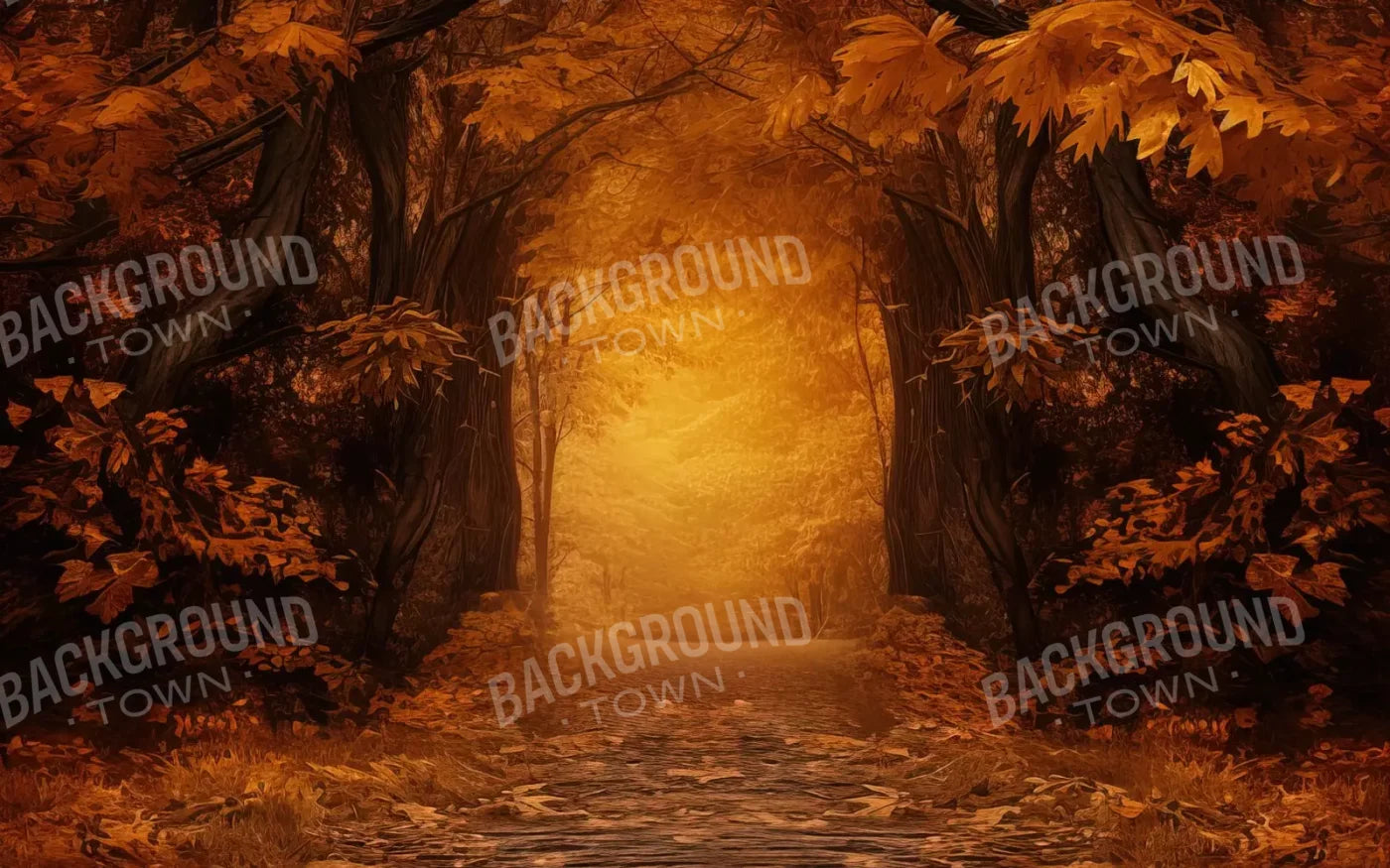 Golden Autumn Gateway Ii 8’X5’ Ultracloth (96 X 60 Inch) Backdrop