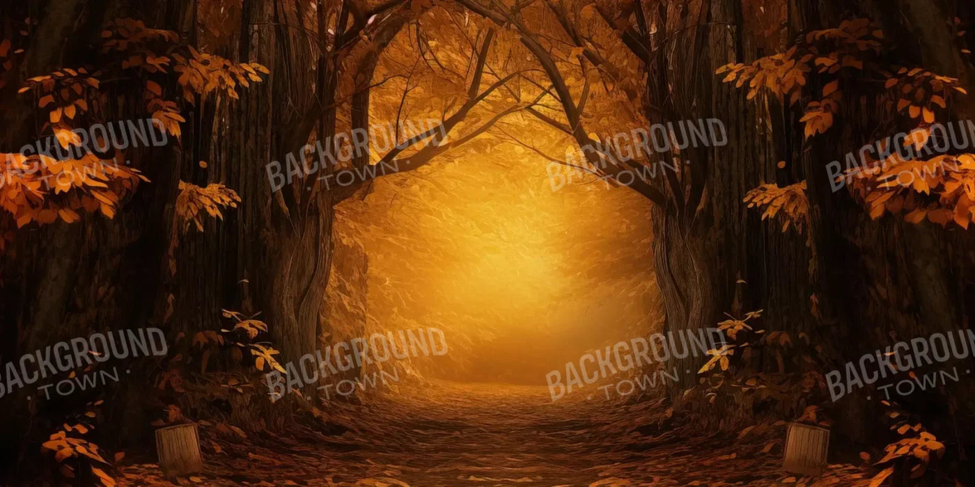 Golden Autumn Gateway 20’X10’ Ultracloth (240 X 120 Inch) Backdrop