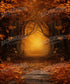 Orange , Brown  Backdrop for Photography