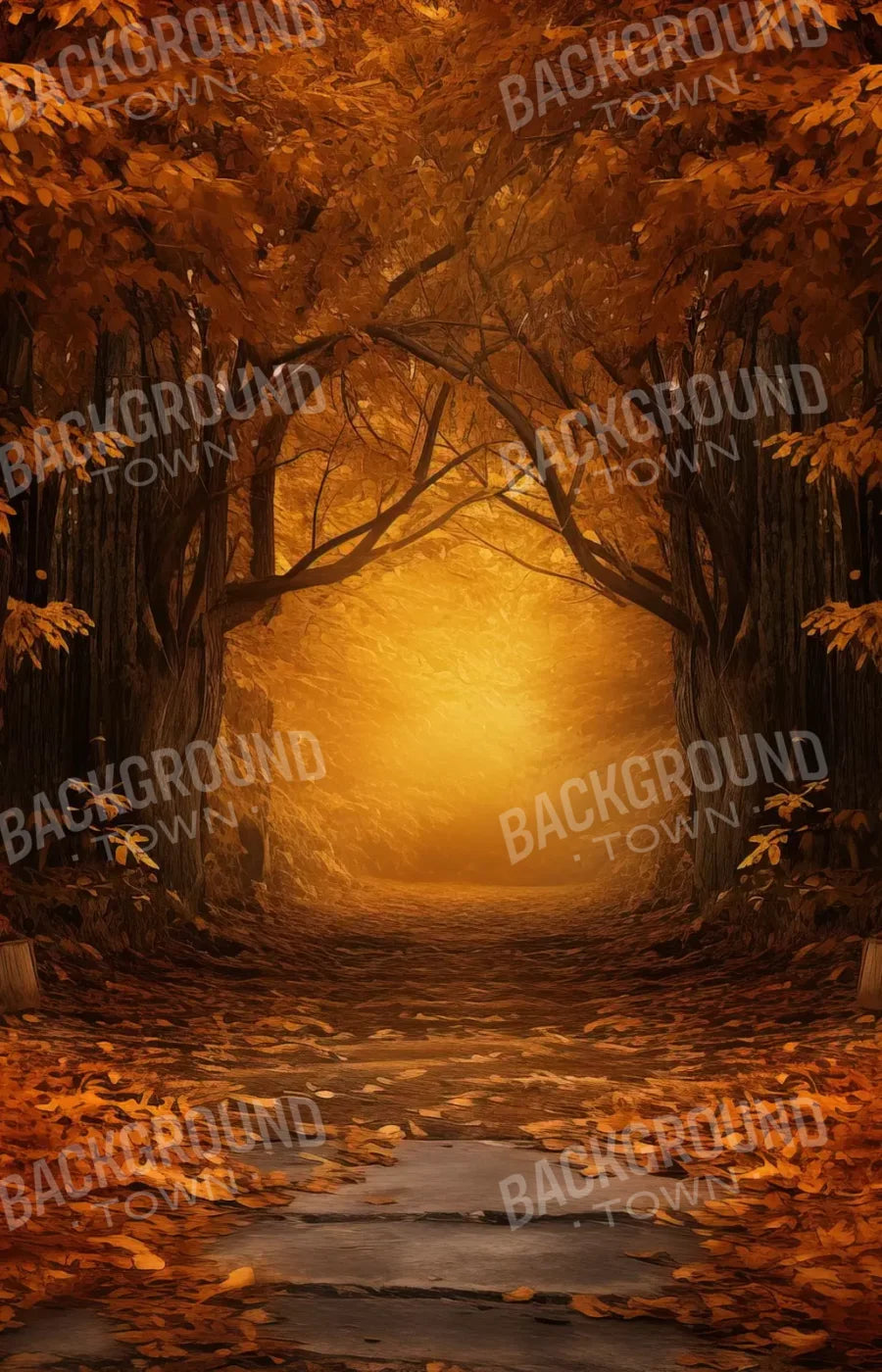 Golden Autumn Gateway 9’X14’ Ultracloth (108 X 168 Inch) Backdrop