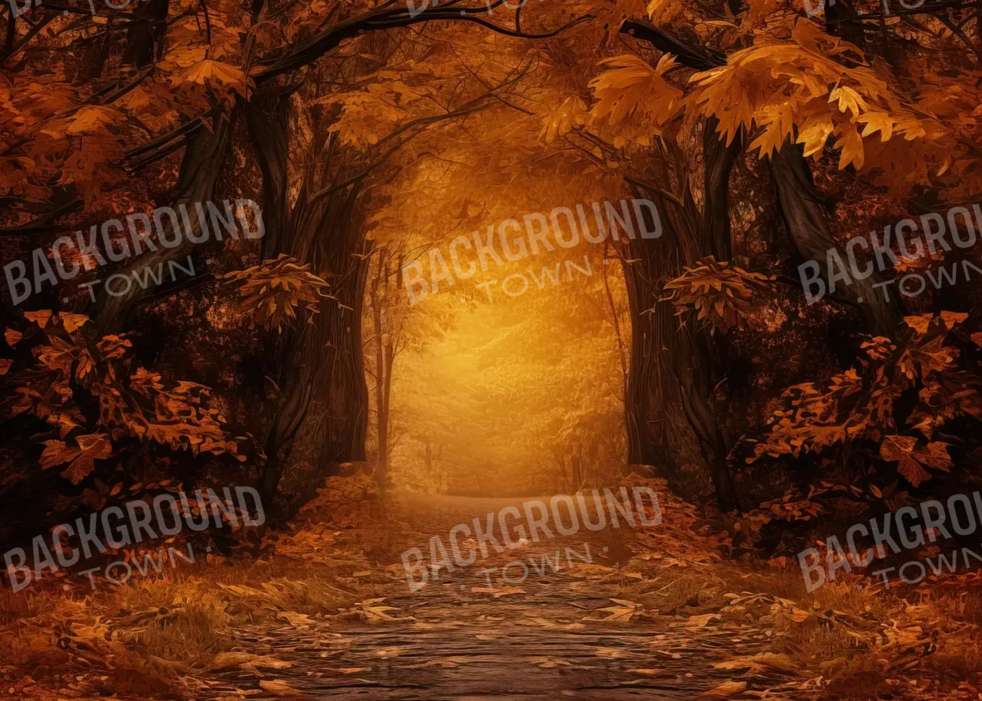 Golden Autumn Gateway Ii 7’X5’ Ultracloth (84 X 60 Inch) Backdrop