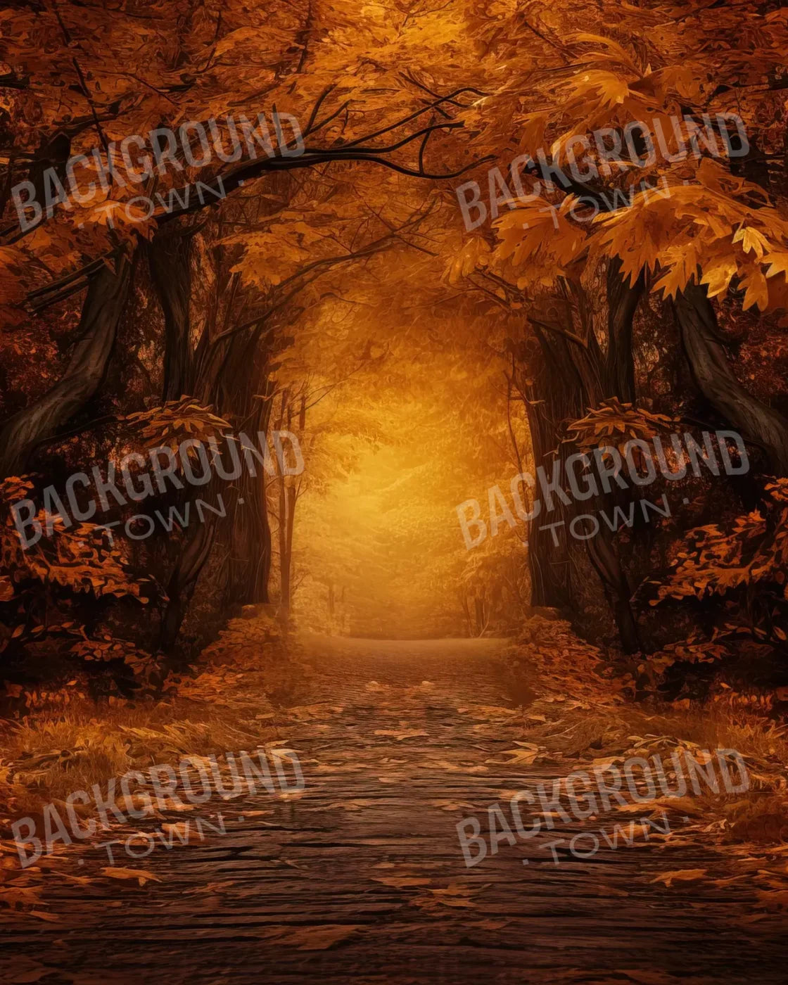 Golden Autumn Gateway Ii 8’X10’ Fleece (96 X 120 Inch) Backdrop