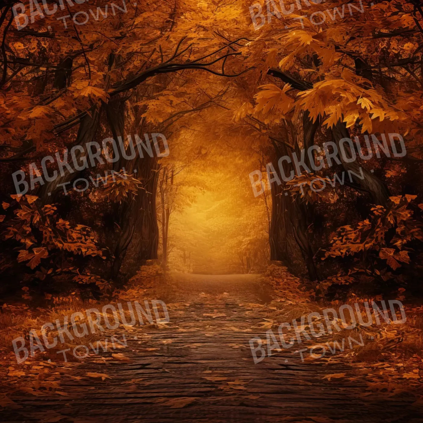 Golden Autumn Gateway Ii 8’X8’ Fleece (96 X Inch) Backdrop