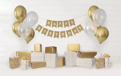 Golden Birthday 2 14X9 Ultracloth ( 168 X 108 Inch ) Backdrop