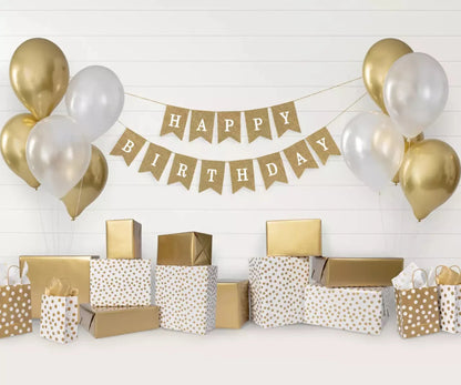 Golden Birthday 2 5X42 Fleece ( 60 X 50 Inch ) Backdrop