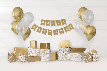 Golden Birthday 2 8X5 Ultracloth ( 96 X 60 Inch ) Backdrop