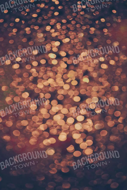 Golden Bokeh Lights 5X8 Ultracloth ( 60 X 96 Inch ) Backdrop