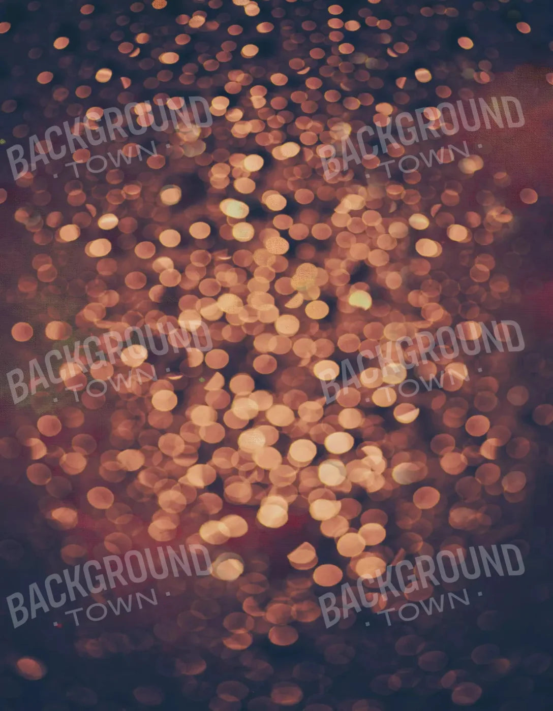 Golden Bokeh Lights 6X8 Fleece ( 72 X 96 Inch ) Backdrop