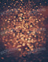 Golden Bokeh Lights 6X8 Fleece ( 72 X 96 Inch ) Backdrop