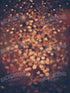 Golden Bokeh Lights 8X10 Fleece ( 96 X 120 Inch ) Backdrop