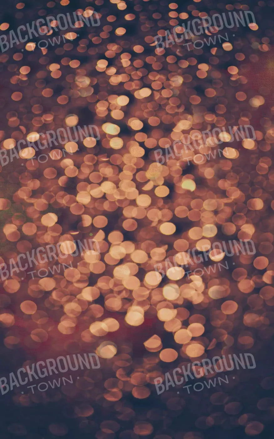 Golden Bokeh Lights 9X14 Ultracloth ( 108 X 168 Inch ) Backdrop
