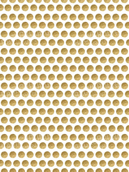 Golden Dots 8X10 Fleece ( 96 X 120 Inch ) Backdrop