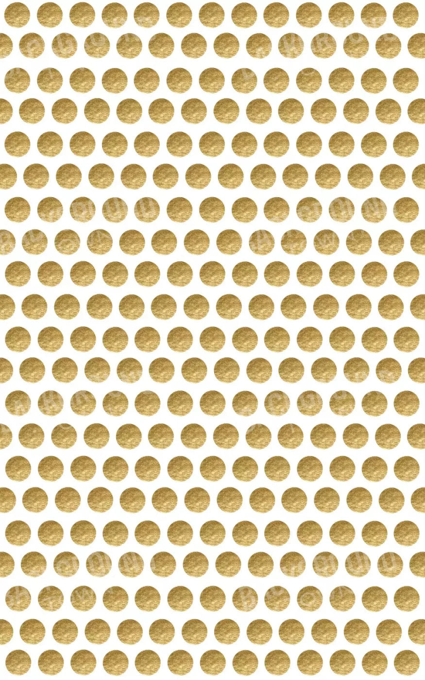 Golden Dots 9X14 Ultracloth ( 108 X 168 Inch ) Backdrop