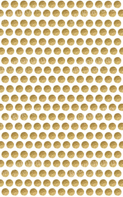 Golden Dots 9X14 Ultracloth ( 108 X 168 Inch ) Backdrop