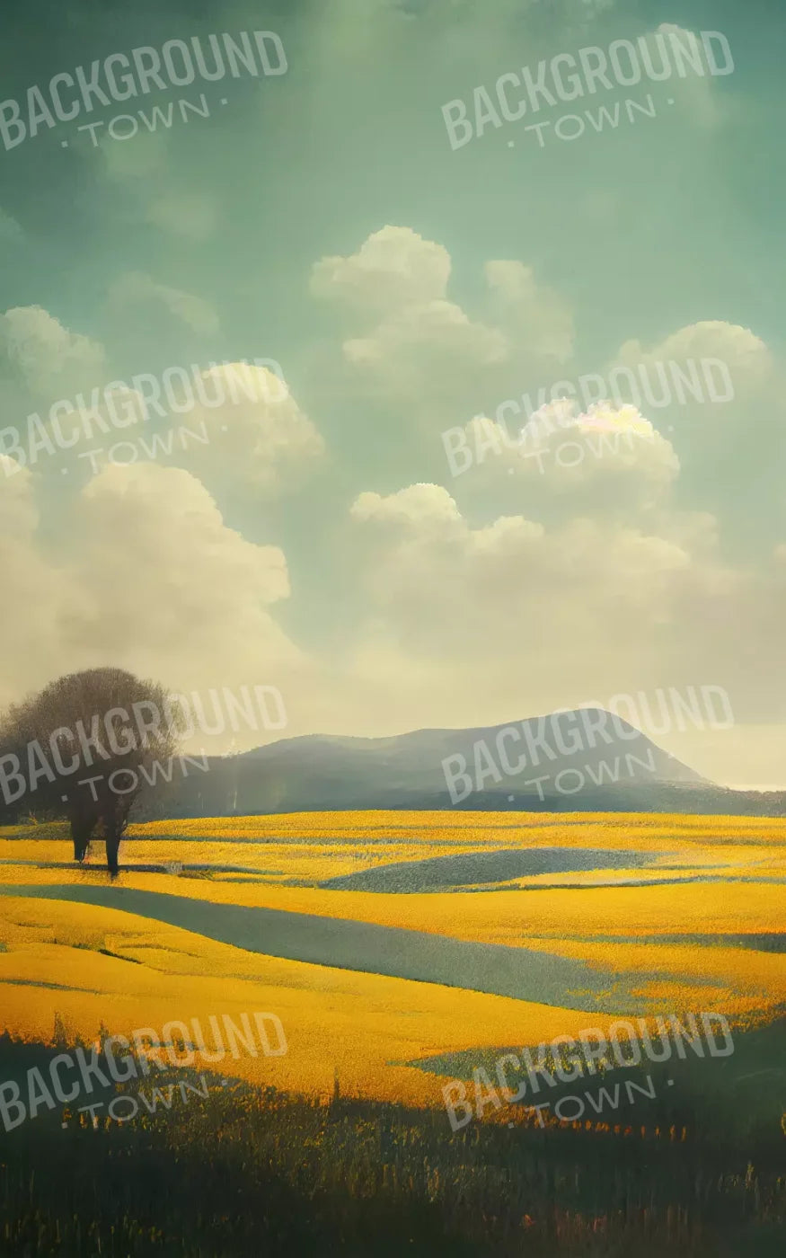 Golden Fields 9X14 Ultracloth ( 108 X 168 Inch ) Backdrop