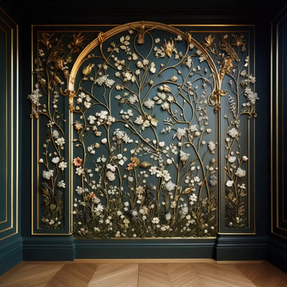 Golden Garden Wall 10’X10’ Ultracloth (120 X Inch) Backdrop
