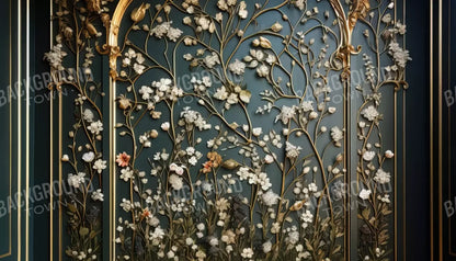 Golden Garden Wall 14’X8’ Ultracloth (168 X 96 Inch) Backdrop