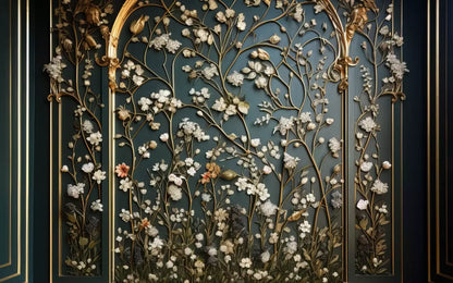 Golden Garden Wall 16’X10’ Ultracloth (192 X 120 Inch) Backdrop