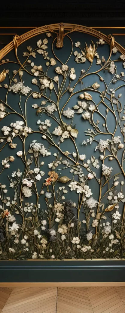 Golden Garden Wall 8’X20’ Ultracloth (96 X 240 Inch) Backdrop