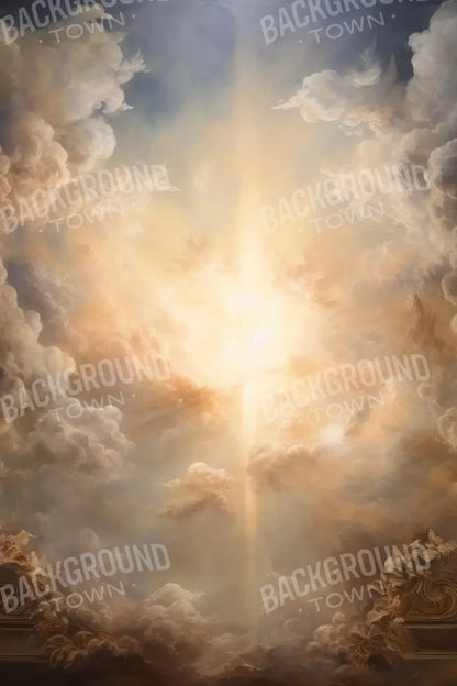 Golden Heavenly Sky 8’X12’ Ultracloth (96 X 144 Inch) Backdrop