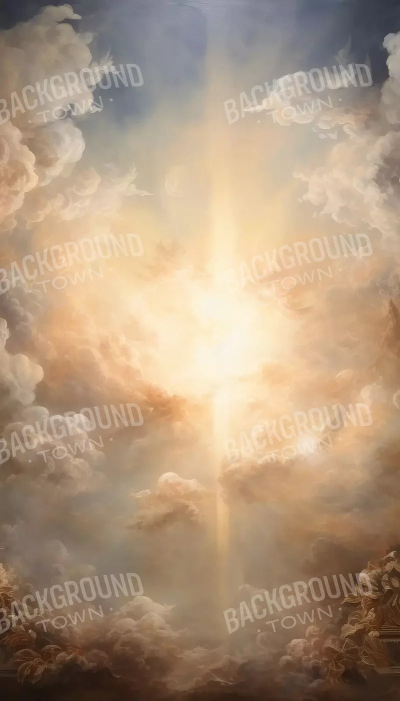 Golden Heavenly Sky 8’X14’ Ultracloth (96 X 168 Inch) Backdrop