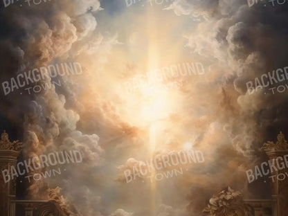 Golden Heavenly Sky 8’X6’ Fleece (96 X 72 Inch) Backdrop
