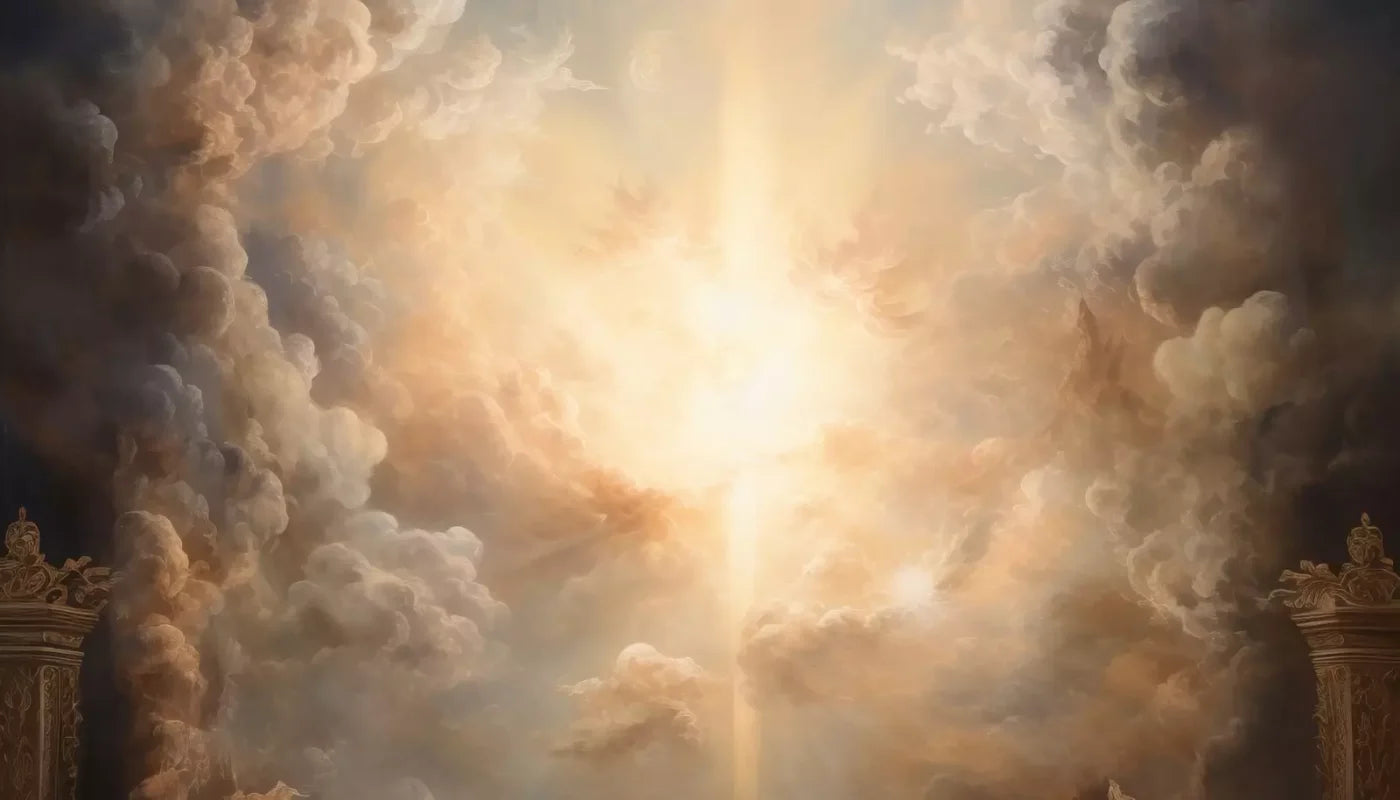 Golden Heavenly Sky 14’X8’ Ultracloth (168 X 96 Inch) Backdrop